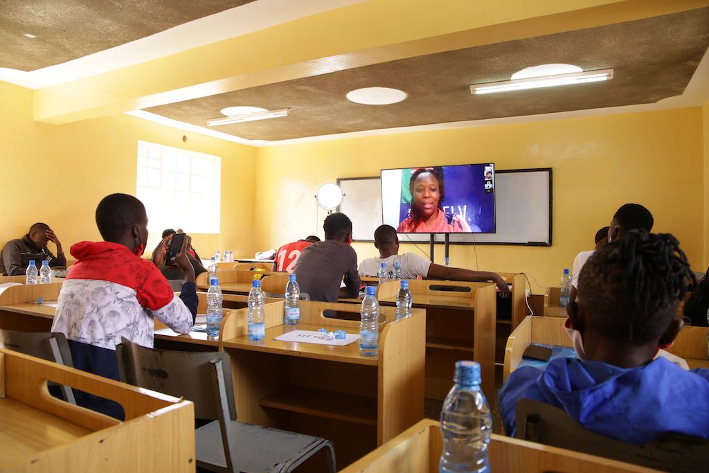 Ayiera Initiative staff and trainers following Live EAC digital session on Zoom