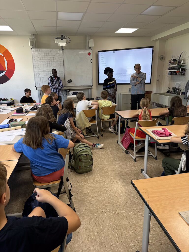 Exchange sessions between students at GSA